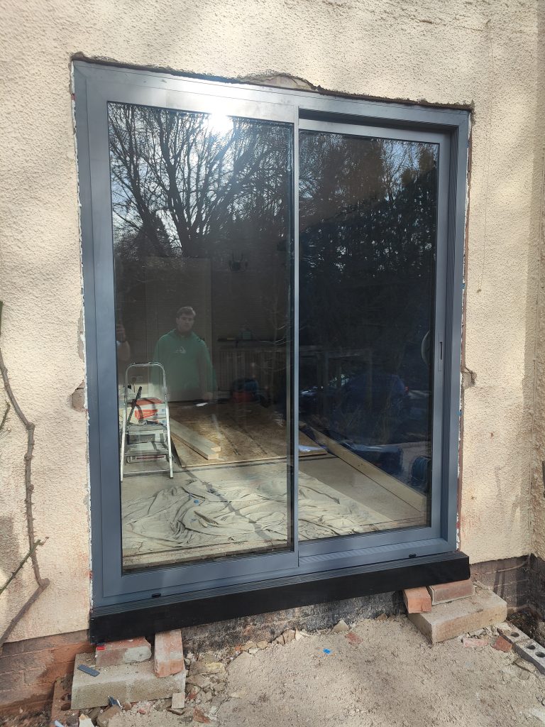 Sunflex sliding doors in Burton Joyce